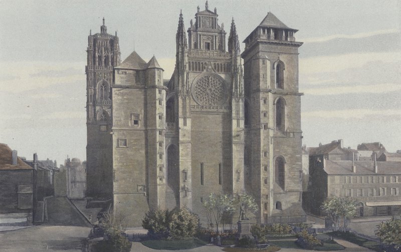Rodez, Catedral, Fachada O de French Photographer