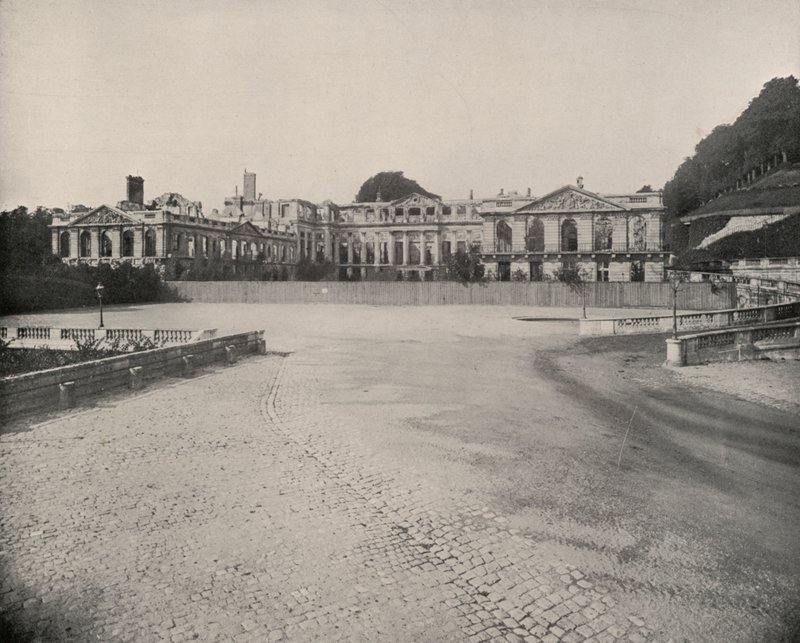 Ruinas del Palacio de Saint-Cloud de French Photographer