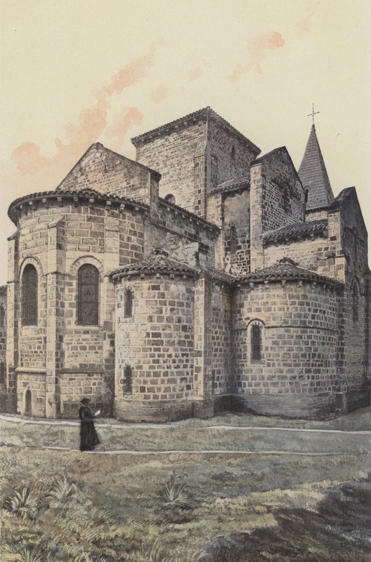 Saint-Désiré, Iglesia, lado del ábside de French Photographer
