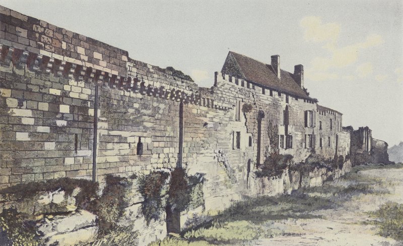 Saint-Émilion, Restos de las Murallas al Noroeste, Casa de Malet de French Photographer