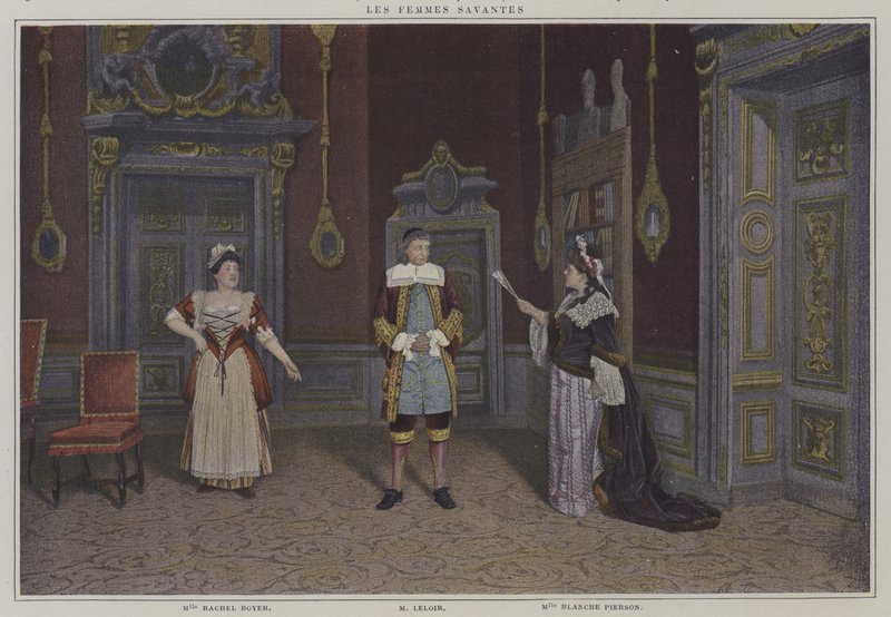 Escena de una producción de Las mujeres sabias, de Molière de French Photographer