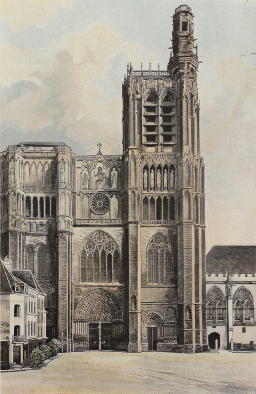 Sens, Catedral, Fachada oeste de French Photographer