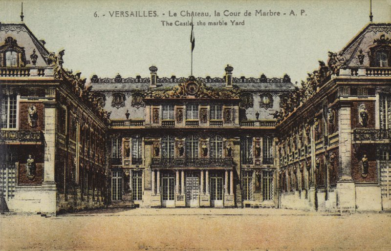 El Patio de Mármol, Palacio de Versalles de French Photographer