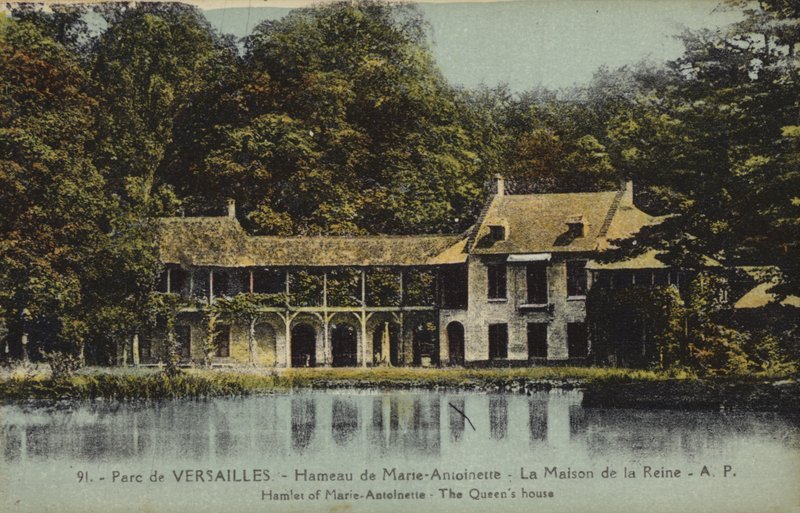 La Casa de la Reina, Aldea de María Antonieta, Versalles de French Photographer