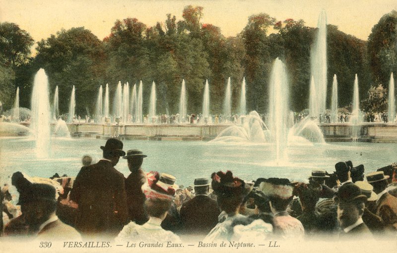 Versalles, Las Grandes Aguas, Fuente De Neptuno de French Photographer