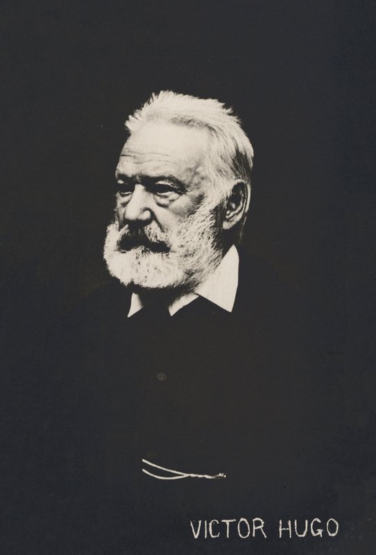 Victor Hugo, retrato de French Photographer