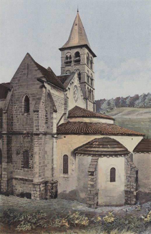 Vignory, Iglesia, Ábside y transepto S de French Photographer