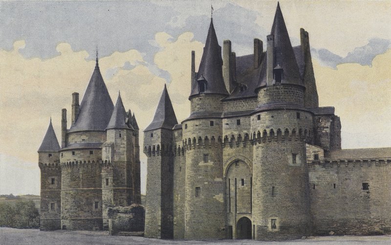 Vitre, Castillo, Lado de la plaza de French Photographer