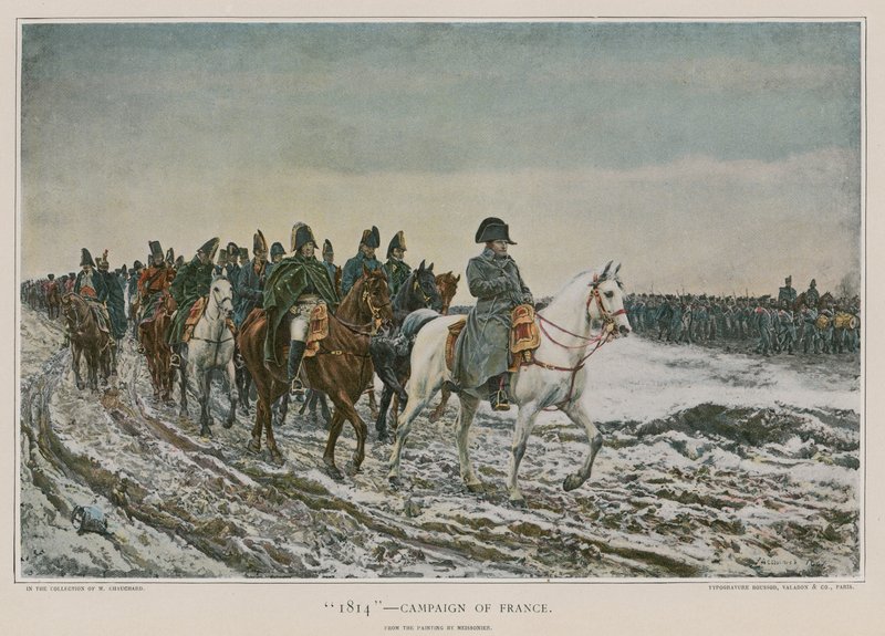 1814 - Campaña de Francia de French School