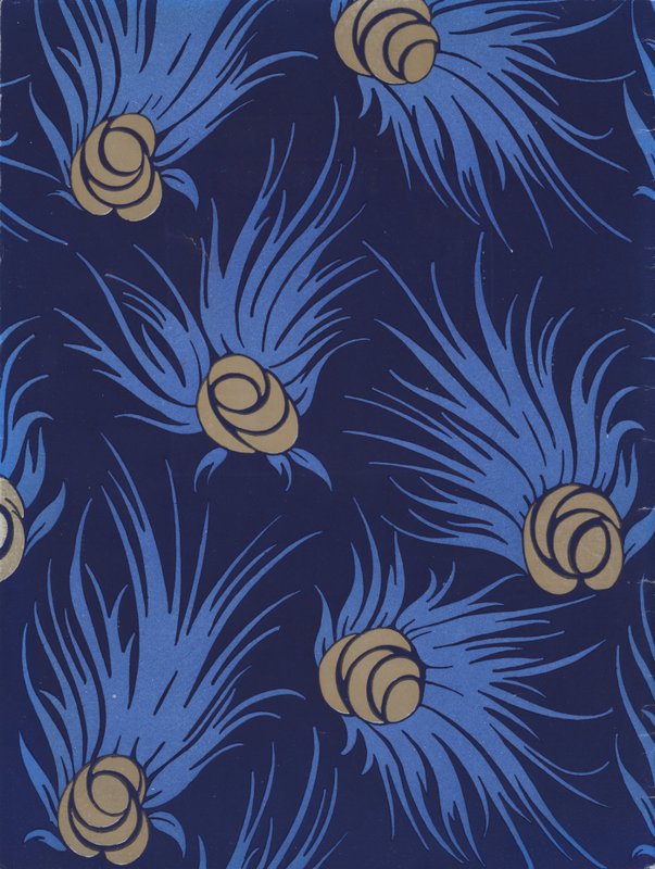 Diseño de los años 20 (litografía en color) de French School
