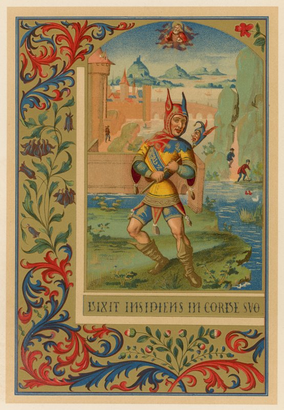 Un bufón de la corte, del siglo XV de French School