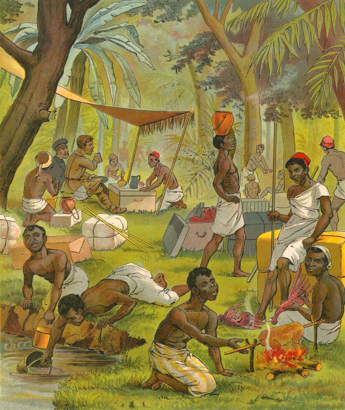 Un descanso en África de French School