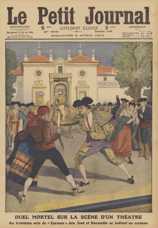 Un duelo mortal en el escenario de un teatro en España de French School