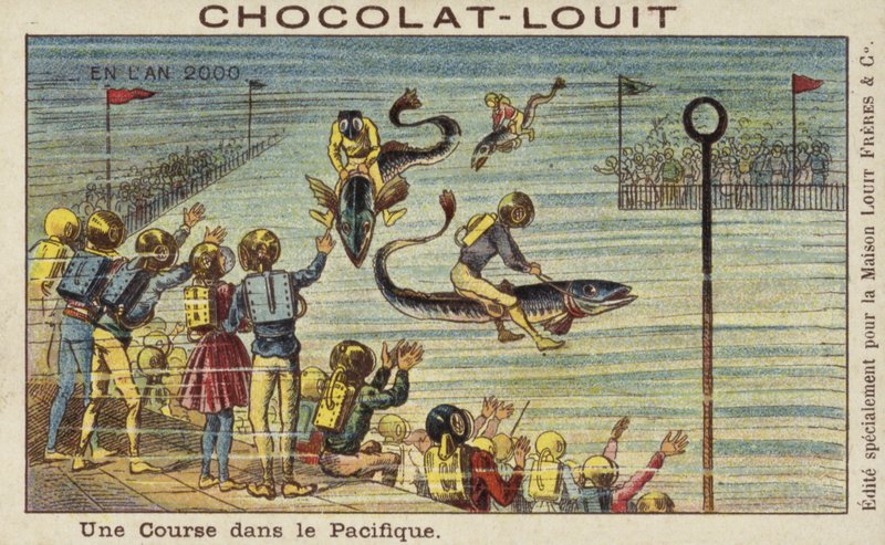 Una carrera de peces en el Pacífico en el año 2000 de French School
