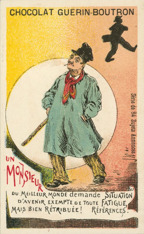 Un caballero buscando empleo fácil y bien pagado de French School