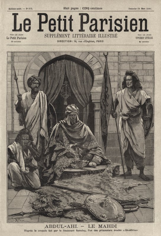 Abdallahi ibn Muhammad, sucesor del Mahdi, gobernante islámico de Sudán de French School