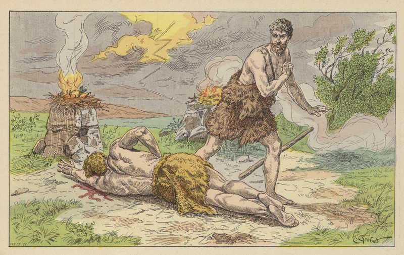 Abel asesinado por Caín de French School