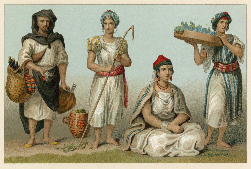 Traje africano de French School