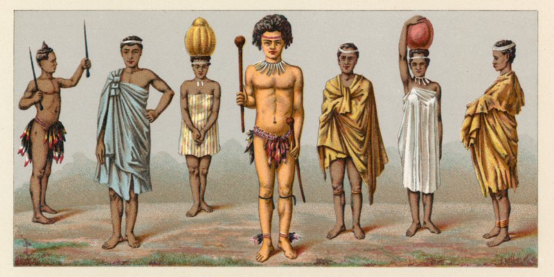 Traje de África de French School