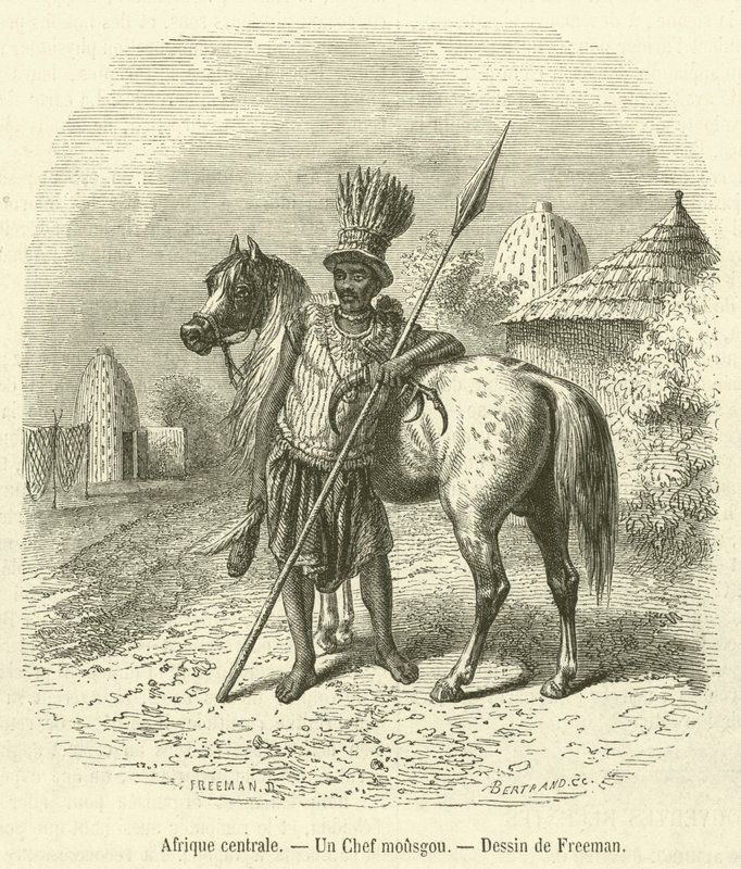 África central, un jefe mousgou de French School