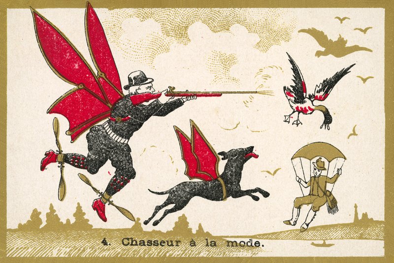 Cazador aéreo de French School