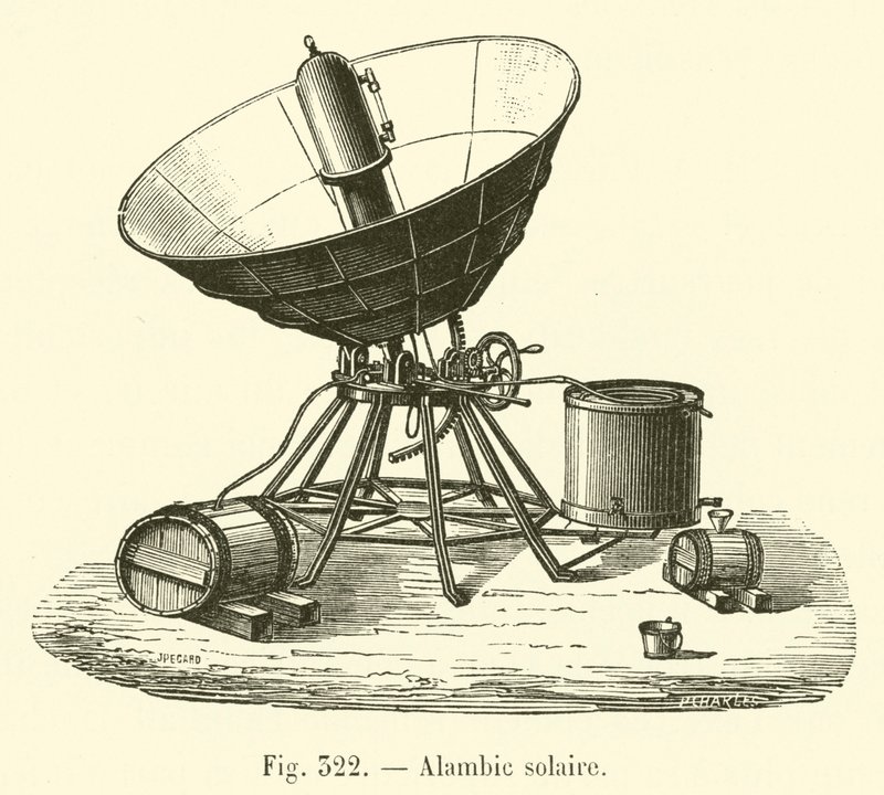 Alambique solar de French School