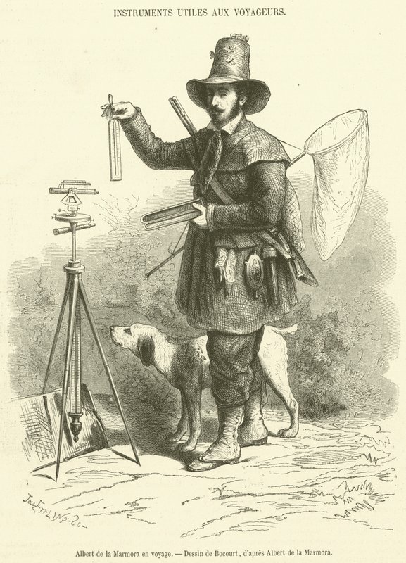 Albert de la Marmora en viaje de French School