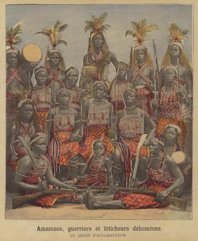 Amazonas, guerreros y brujos de Dahomey de French School