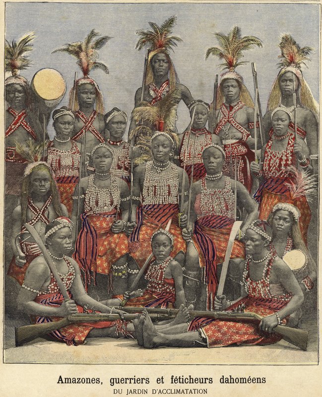 Amazonas, guerreros y brujos de Dahomey de French School