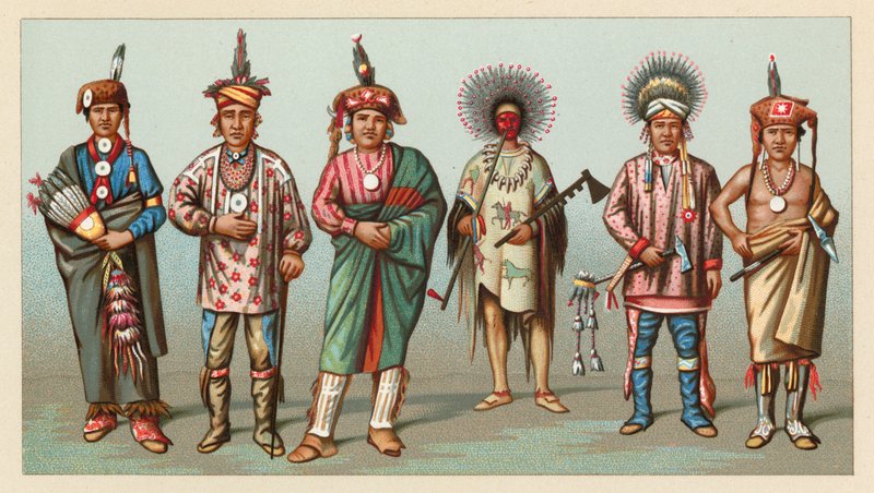 Traje de América de French School