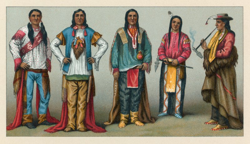 Traje de América de French School