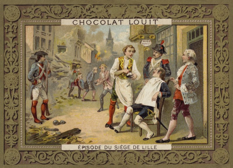 Un episodio durante el Sitio de Lille, Francia, 1792 de French School
