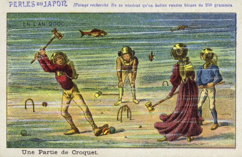 Un juego de croquet submarino en el año 2000 de French School