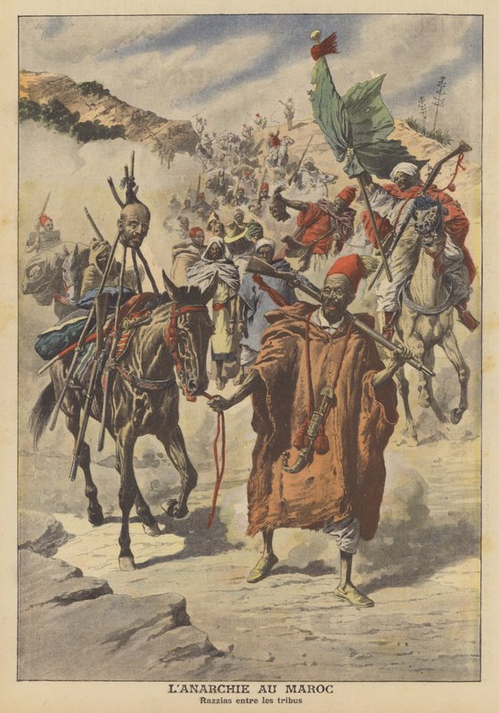Anarquía en Marruecos de French School