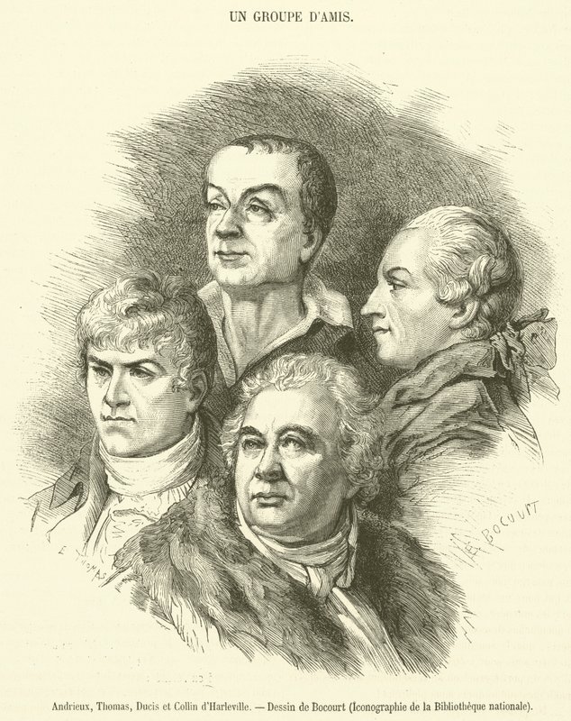 Andrieux, Thomas, Ducis y Collin d