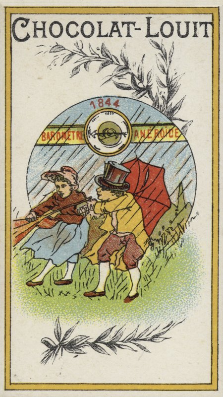Barómetro aneroide, 1844 de French School