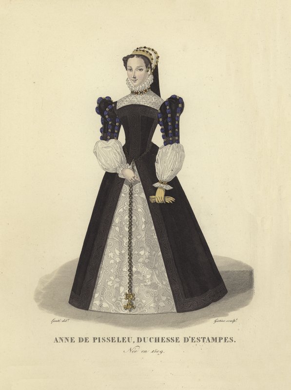 Ana de Pisseleu, duquesa de Étampes de French School