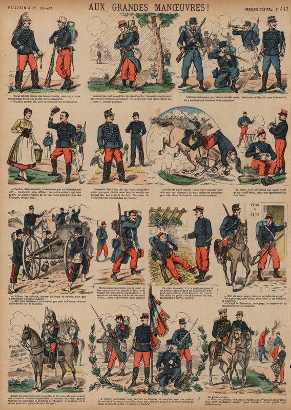 Maniobras anuales del ejército francés de French School