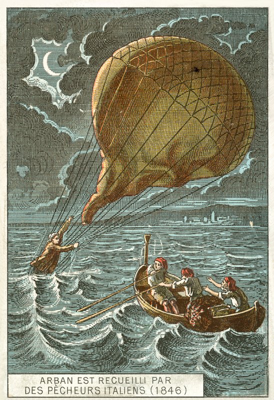 Arban rescatado por pescadores italianos de French School