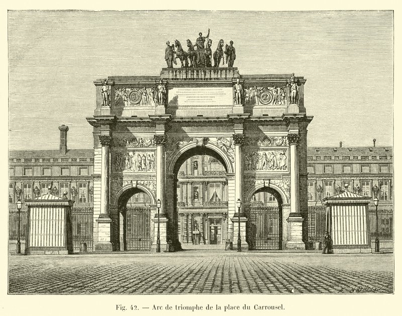 Arco de triunfo de la plaza del Carrusel de French School