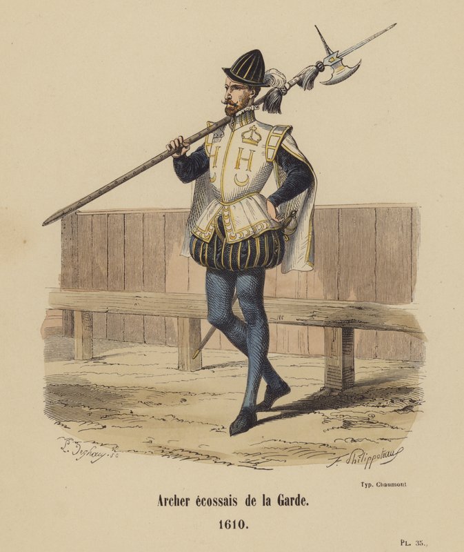 Arquero escocés de la Guardia de French School