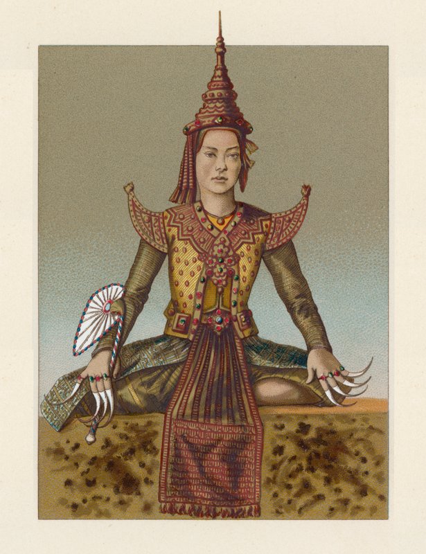Traje de Asia de French School