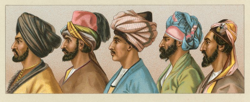 Traje asiático de French School