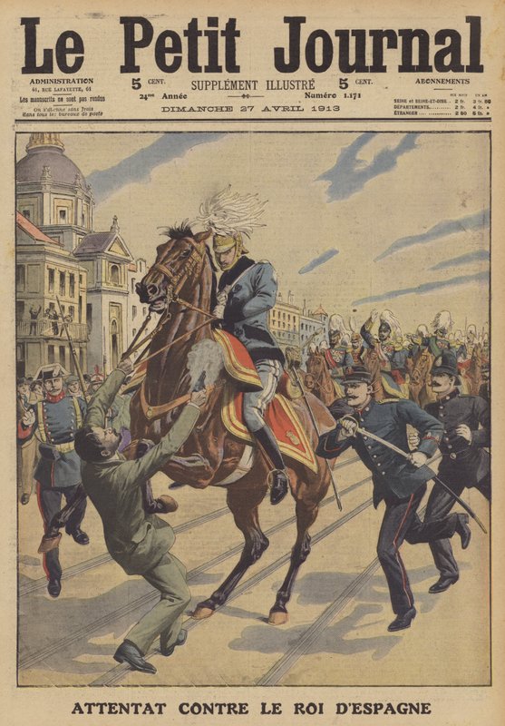 Intento de asesinato contra el rey Alfonso XIII de España de French School