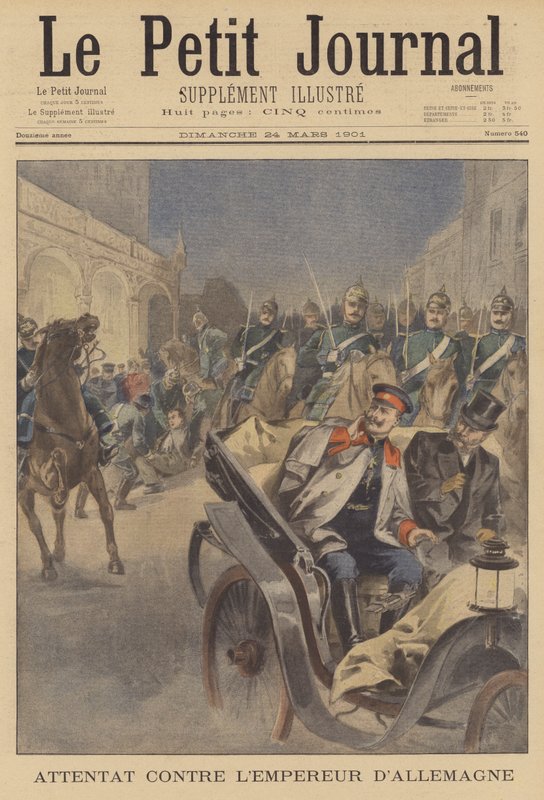 Intento de asesinato del Kaiser Guillermo II de Alemania de French School
