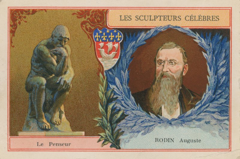 Auguste Rodin, escultor francés y su El Pensador de French School