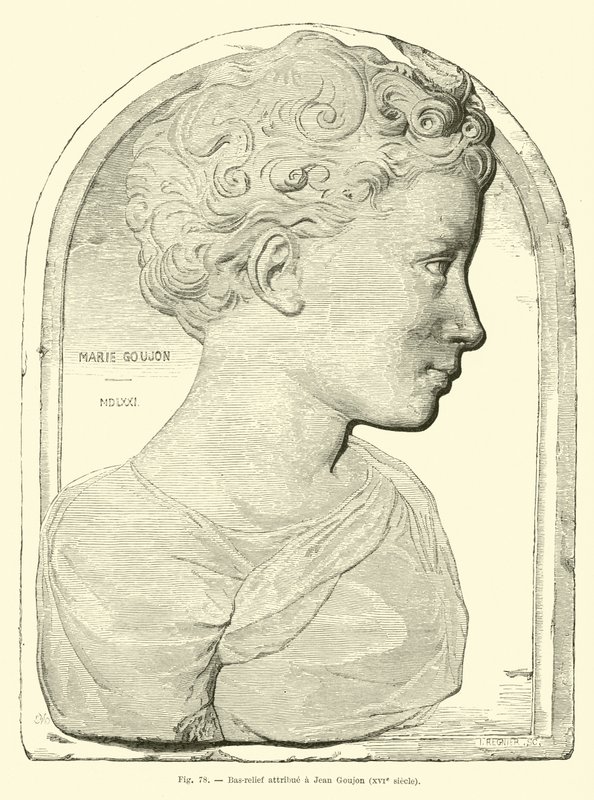 Bajorrelieve atribuido a Jean Goujon de French School