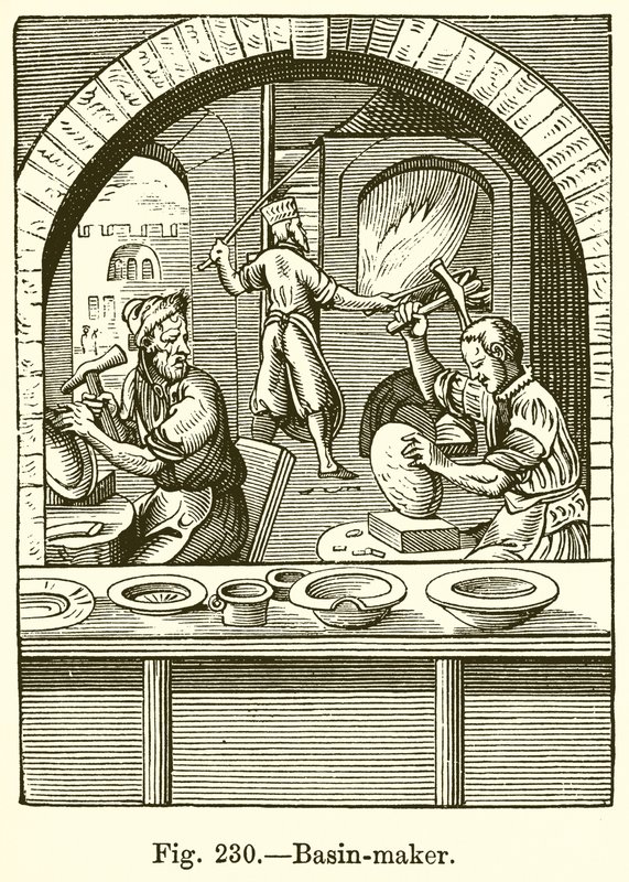 Fabricante de lavabos de French School