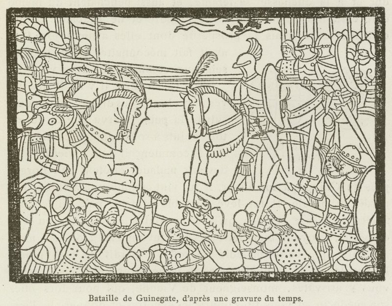 Batalla de Guinegate de French School