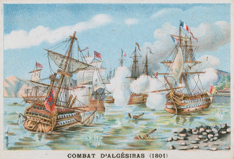 Batalla de Algeciras, 1801 de French School